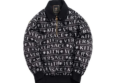 versace quarter zip pullover